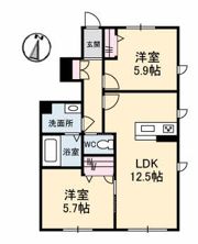キャッスル向島の間取り画像