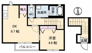 ルミエール春日の間取り画像