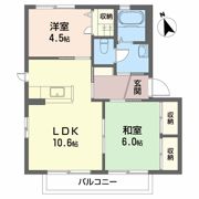 シャーメゾン沖洲 5番館の間取り画像