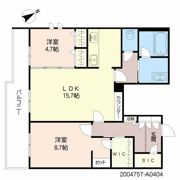 Heritage NAKAI Manoirの間取り画像
