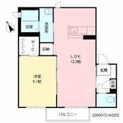 シェソワ ロゼの間取り画像