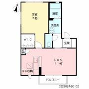 ソレイユ日の出 B棟の間取り画像