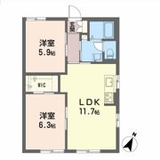 リバティヒルズ C棟の間取り画像