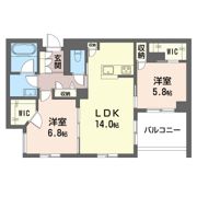 メゾン オルジュの間取り画像
