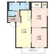 デルニエAの間取り画像