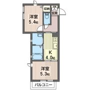ピュアボヌール Aの間取り画像