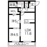 ラ・トゥール三条の間取り画像