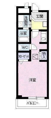 プレアリー リブの間取り画像