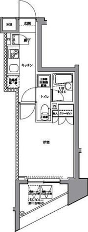 スパシエ川崎ウエストの間取り画像