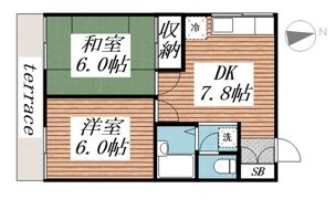 ローズハイムの間取り画像
