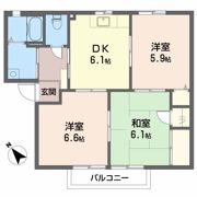 ファーブル衣干 B棟の間取り画像