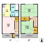 マルシンコーポ A/Bの間取り画像