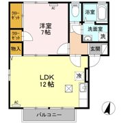 アコール近江 A/Bの間取り画像