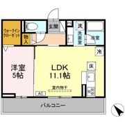 D-avance六名新町の間取り画像