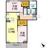 D-avance六名新町の間取り画像