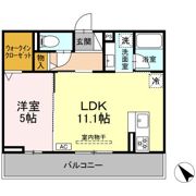 D-avance六名新町の間取り画像
