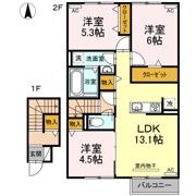 コンフォール西小鷹野Ⅱの間取り画像