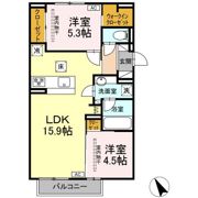 パルミエ Ⅰの間取り画像