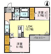 D-Residence千里丘の間取り画像