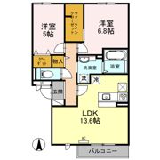 ファミール A棟の間取り画像
