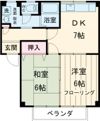 コーポ周山 Ⅰの間取り画像
