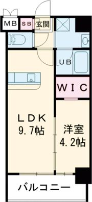 レシオ千里丘の間取り画像
