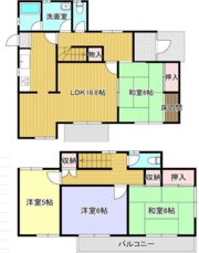 久喜市久喜北2-16-1貸家の間取り画像