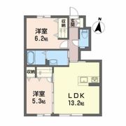シャーメゾン中久万の間取り画像