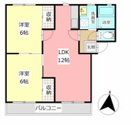 サンビレッジ一番館の間取り画像
