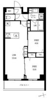 アーバンパーク船堀Ⅱの間取り画像