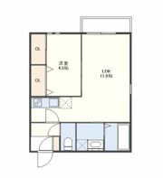 GRANDTIC PLACE ARIFUKUⅠの間取り画像