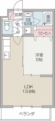 グリーンリーフⅡの間取り画像