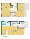 RK HOUSE B棟【米軍向け】の間取り画像