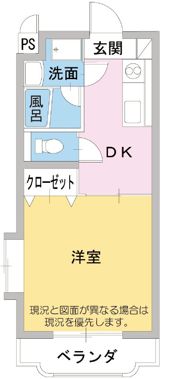 エクセルハイム中島の間取り画像