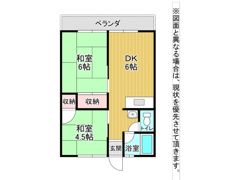 コーポ大江の間取り画像