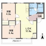 フレグランス大石 Bの間取り画像