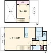 ライズ平成駅前の間取り画像