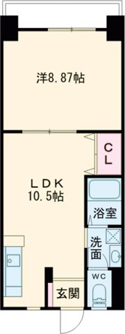 ベルメゾン大塔の間取り画像