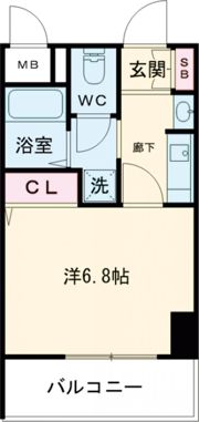 プレサンス神戸みなと元町の間取り画像
