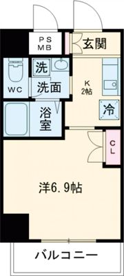エトワール瓦町の間取り画像