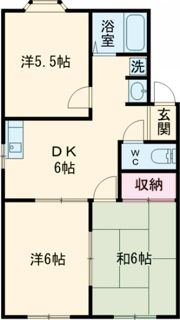 コーポラス垣口の間取り画像