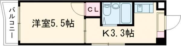 アクアコート宇品Ⅱの間取り画像