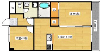 第2田寅ビルの間取り画像
