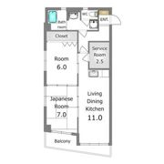 あさひレジデンス弐番館EASTの間取り画像