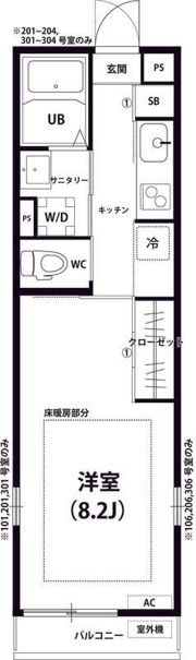 リブリ・ガーデンヒルズ藤崎の間取り画像