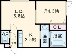 Cloverの間取り画像