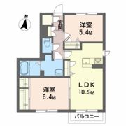 安齋ハイツIIの間取り画像
