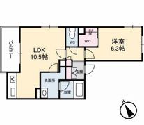 アヴニール五日市中央の間取り画像
