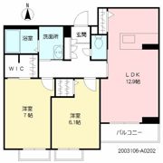 クアトロディーオガーデン A棟の間取り画像