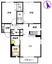 グランシャリオ A棟の間取り画像